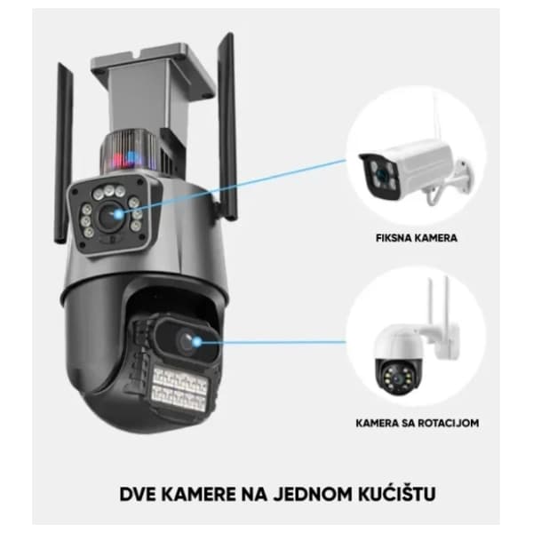 ELEMENTA WFIP-4302X WiFi dual kamera za video nadzor 4