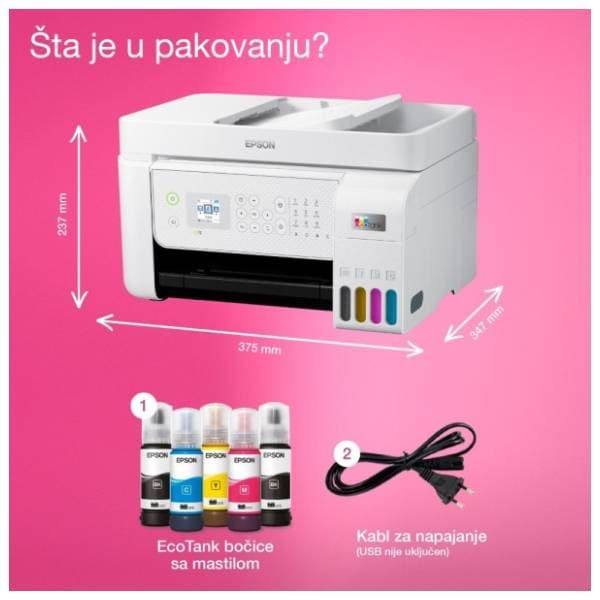 EPSON EcoTank L5316 multifunkcijski štampač 4