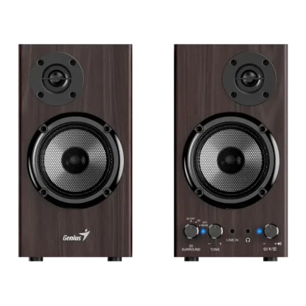 GENIUS zvučnici za kompjuter SP-HF520BT Dark Brown Wood 1