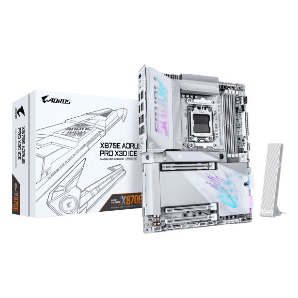 GIGABYTE X870E AORUS PRO X3D ICE matična ploča 0