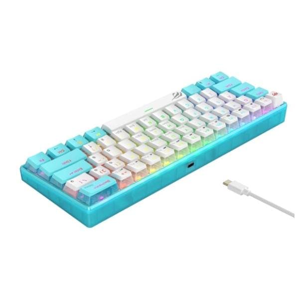 HAVIT tastatura KB903L plavo-bela 1