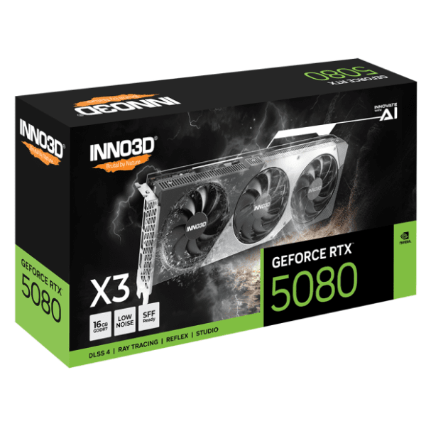 INNO3D nVidia GeForce RTX 5080 X3 16GB GDDR7 256-bit grafička kartica 2