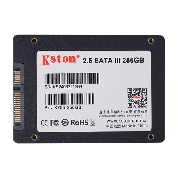 KSTON SSD 256GB 2.5'' SATA III 2