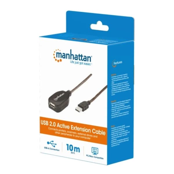 MANHATTAN kabl USB-A 2.0 produžni aktivni (m/ž) 10m 5
