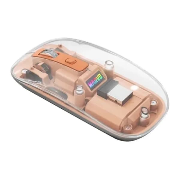 MARVO bežični miš Prism B10 M810W Transparent Orange 3