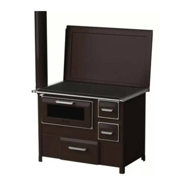 MBS šporet na čvrsto gorivo SD 9 RS braon levi 0