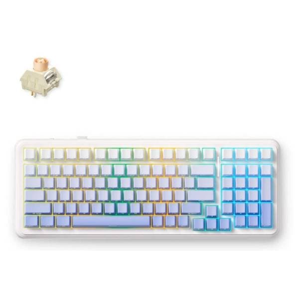 MCHOSE bežična tastatura retro K99 V2 gradient plava 1