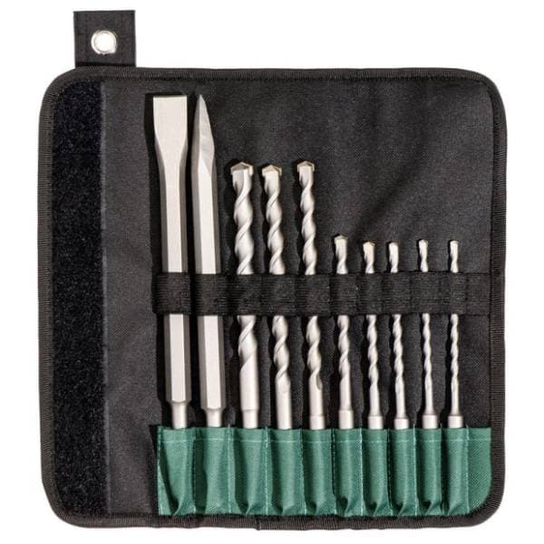 METABO 10-delni SDS-plus set burgija, dleto i špic 630824000 0