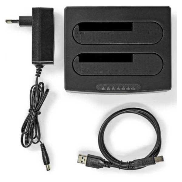 NEDIS Docking station za 2.5/3.5 SATA hard diskove HDDUDB3210BK 4