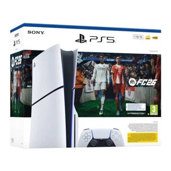 SONY PlayStation PS5 Slim 1TB + FC 26 0