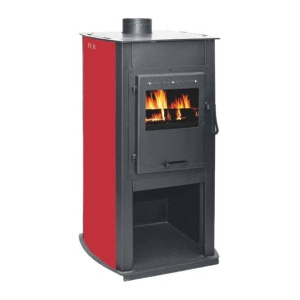 TERMO peć na čvrsto gorivo Elegant crvena 0