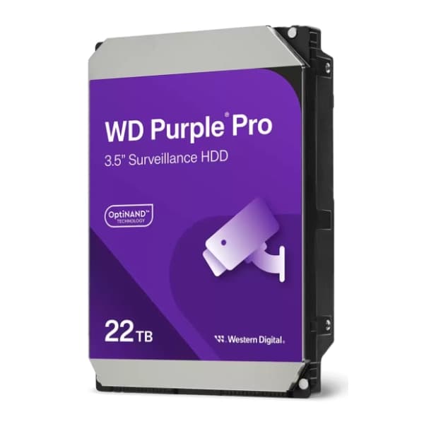 WESTERN DIGITAL hard disk 22TB WD221PURP Purple 0