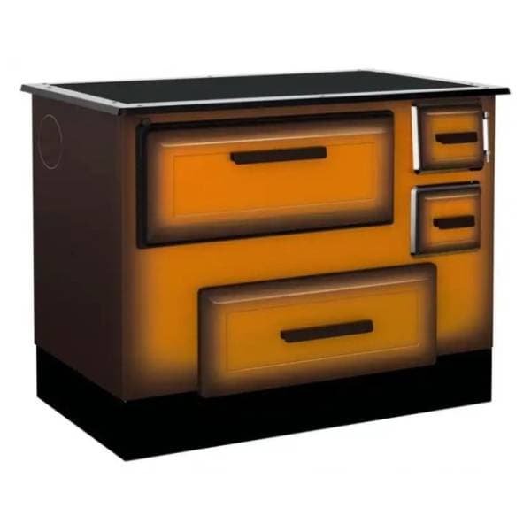 ALFA PLAM šporet na čvrsto gorivo 55 De Lux Eco braon levi 0