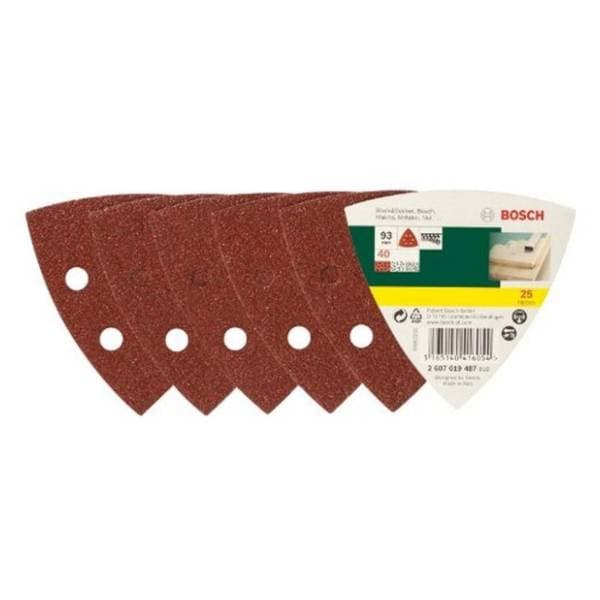 BOSCH 2607019487 set 25-delni brusnih listova za delta brusilicu 0