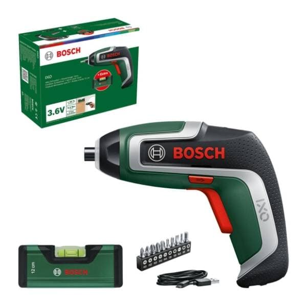 BOSCH IXO 7 06039E0008 aku odvrtač + 10-delni set bitova 0
