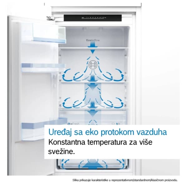 BOSCH ugradni kombinovani frižider KIN96NSE0 6