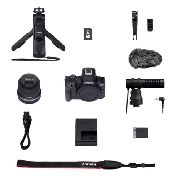 CANON EOS R50 + 18-45mm Content Creator kit fotoaparat 5