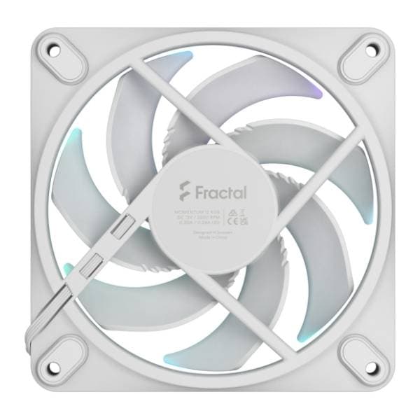 FRACTAL DESIGN 12 RGB White Momentum FD-F-MR1-1202 ventilator za PC 2