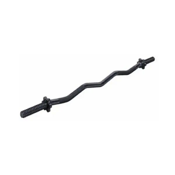 GORILLA SPORTS crna kriva EZ šipka za tegove 120 cm 0