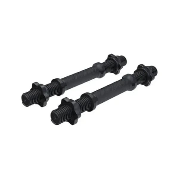 GORILLA SPORTS crni set od dve šipke za bučice 0