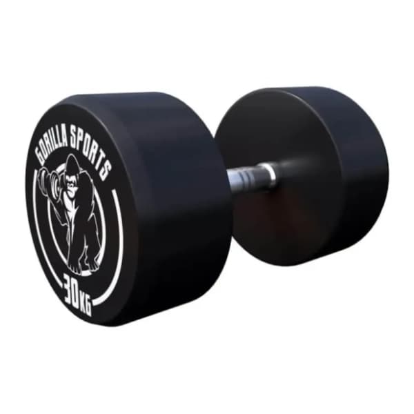 GORILLA SPORTS okrugla gumirana bučica 30 kg 0