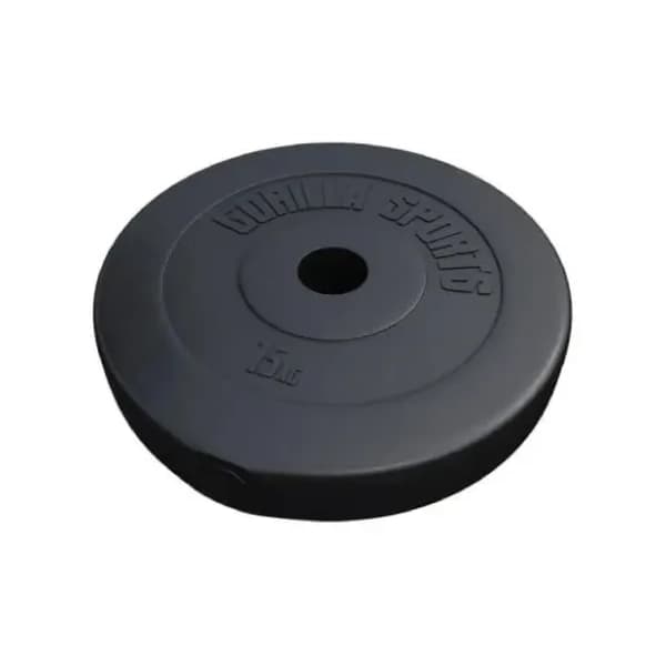 GORILLA SPORTS plastični olimpijski teg 15 kg 0