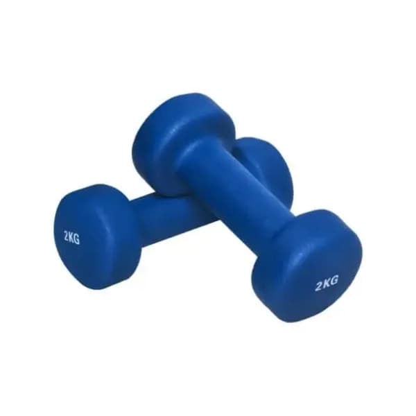 GORILLA SPORTS plava set bučica za aerobik 2 x 2 kg 0
