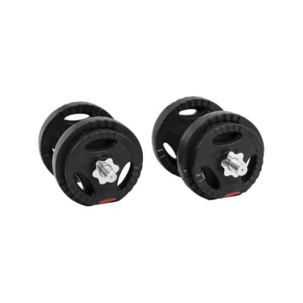 GORILLA SPORTS set dve podesive bučice 20 kg 0