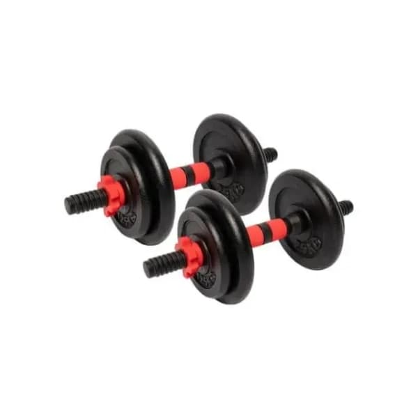 GORILLA SPORTS set od 2 podesive bučice od livenog gvožđa (15 kg) 0