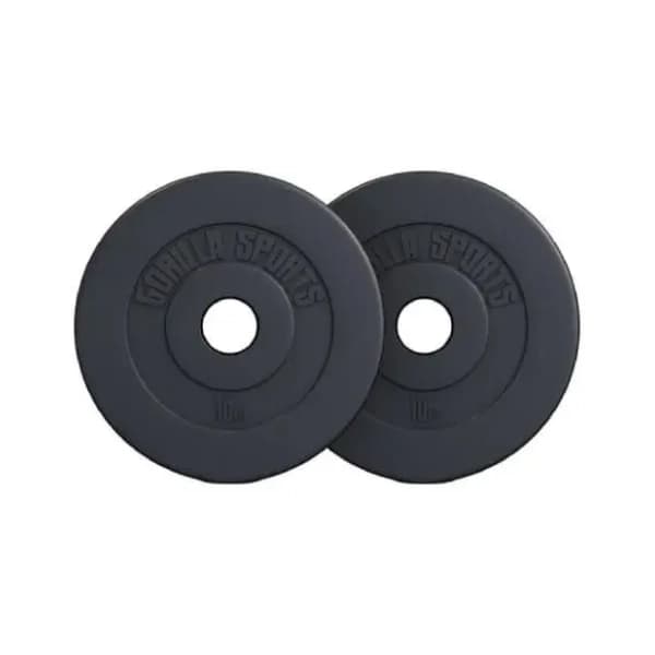 GORILLA SPORTS set plastičnih olimpijskih tegova 20 kg 2 x 10 kg 0