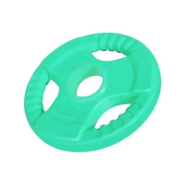 GORILLA SPORTS zeleni gumirani olimpijski teg 1.25 kg 0