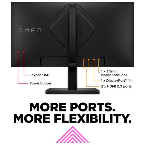 HP monitor 23.8'' IPS Omen 24 (780D9E9) 9