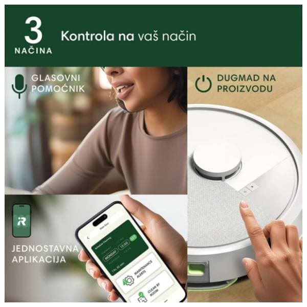 iRobot robot usisivač Roomba 105 Combo Y351240 3