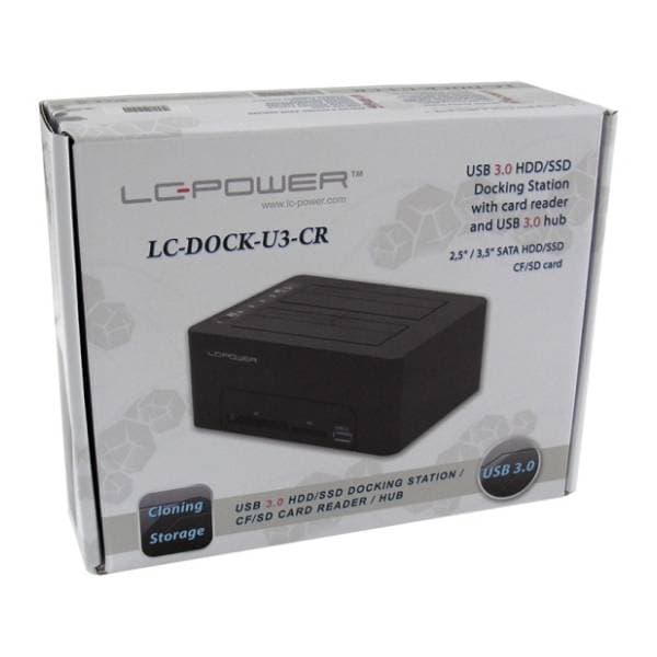 LC-Power HDD Docking Station za 2.5''/3.5'' SATA HDD/SSD LC-DOCK-U3-CR 4
