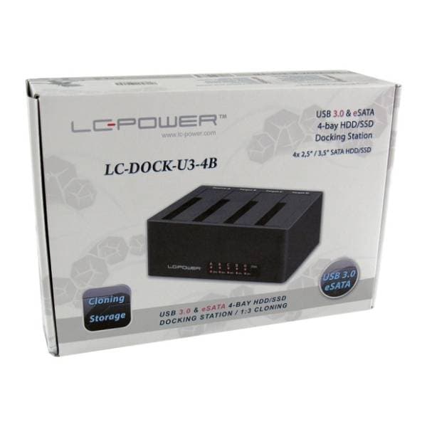 LC-Power HDD Docking Station za 2.5''/3.5'' SATA HDD/SSD LC-DOCK-U3-V 4