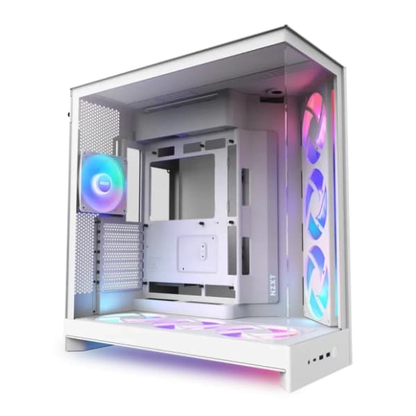 NZXT kućište H9 Flow RGB+ belo (CM-H92FW-P1) 0