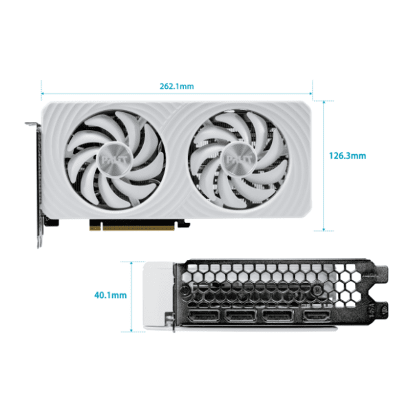 PALIT nVidia GeForce RTX 5060 Ti White OC 8GB GDDR7 128-bit grafička kartica 11