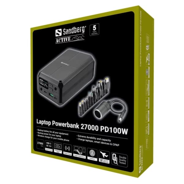 SANDBERG solarni power bank 421-13 PD100W 27000mAh 5