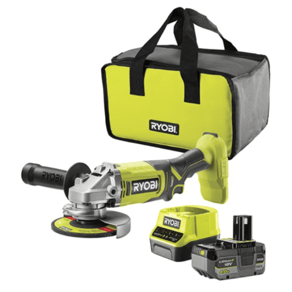 RYOBI RAG18125-1C40S aku ugaona brusilica 0