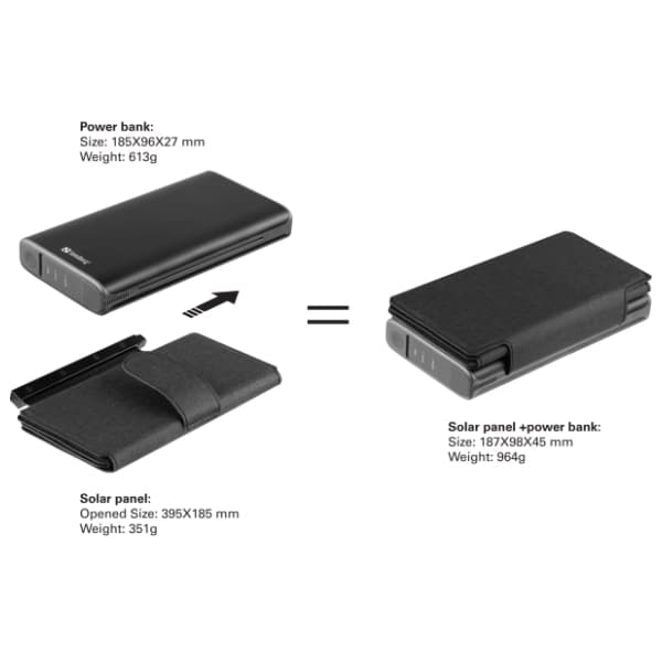 SANDBERG solarni power bank 420-56 8W 5