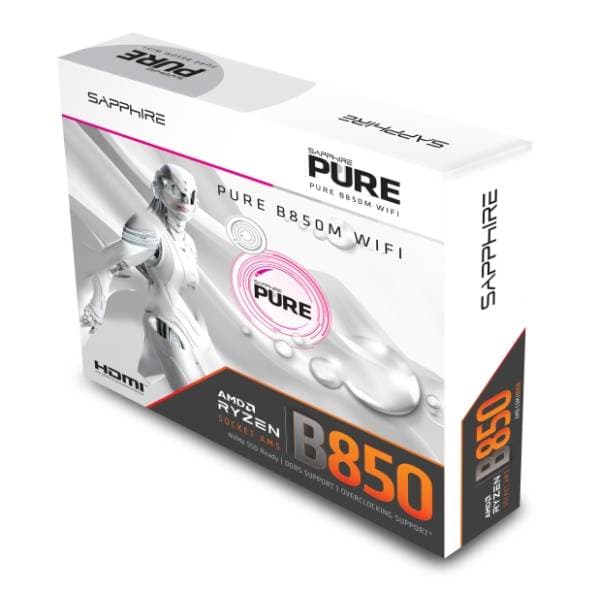 SAPPHIRE B850M PURE WIFI White matična ploča 7