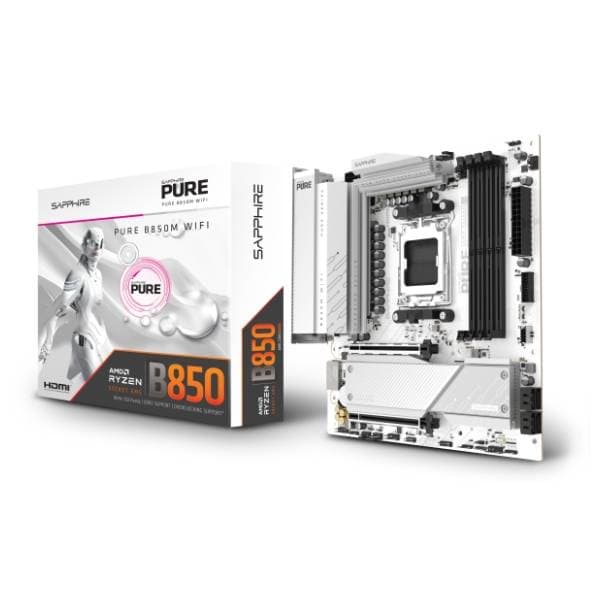 SAPPHIRE B850M PURE WIFI White matična ploča 1