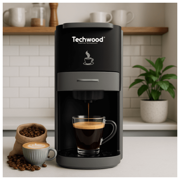 TECHWOOD espresso aparat za kafu TCA-026N 2