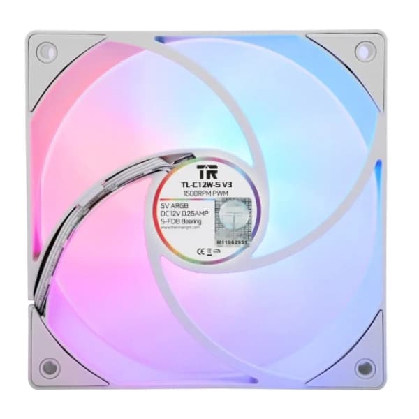 THERMALRIGHT TL-C12W-S V3 X3 120mm (3u1) white ventilator za PC 6