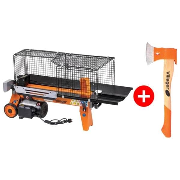 VILLAGER HLS 44 T horizontalni električni cepač drva + sekira 0