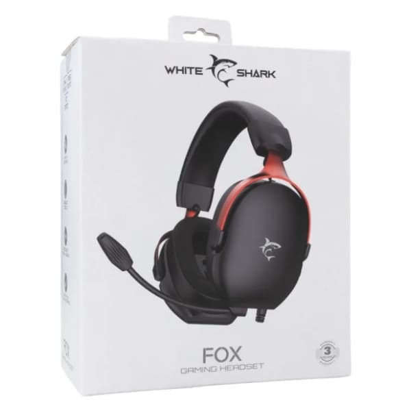 WHITE SHARK slušalice GH-2445 FOX Black 7