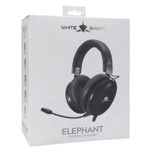 WHITE SHARK slušalice GH-2540 Elephant Black 4