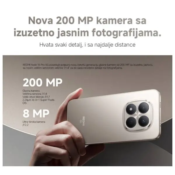 XIAOMI Redmi Note 15 Pro 5G 8/256GB Titanium (MZB0MCVEU) 12