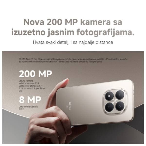 XIAOMI Redmi Note 15 Pro 5G 8/512GB Black 12