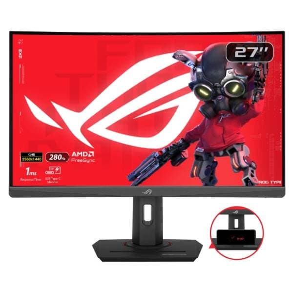 ASUS zakrivljeni monitor 27'' Fast VA ROG Strix XG27WCMS 3